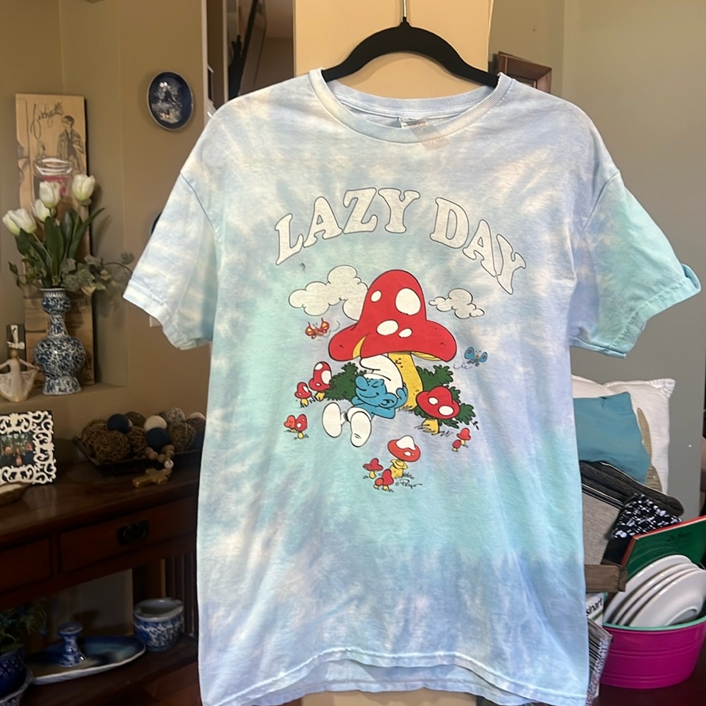 SMURF LAZY DAY T SHIRT